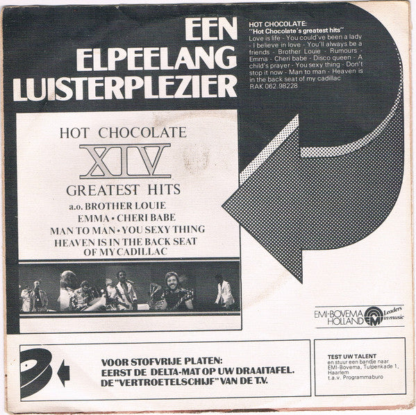 Hot Chocolate : Put Your Love In Me (7", Single)