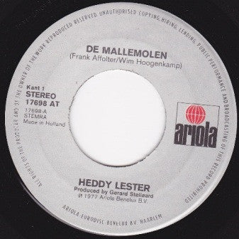 Heddy Lester : De Mallemolen (7", Single)