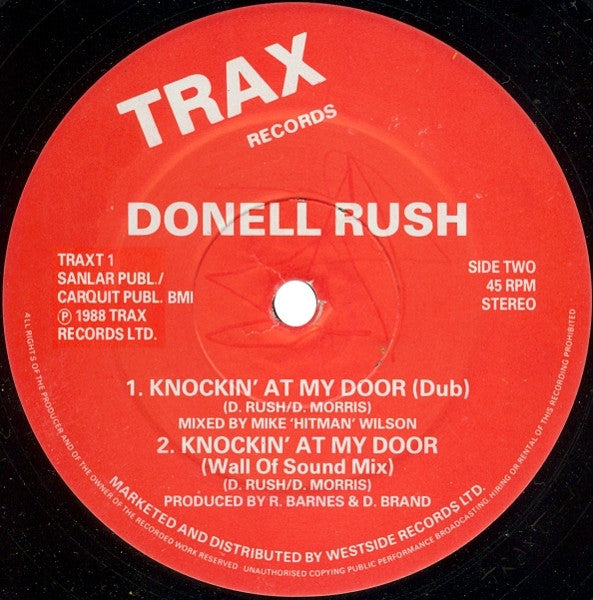 Donnell Rush : Knockin' At My Door (12")