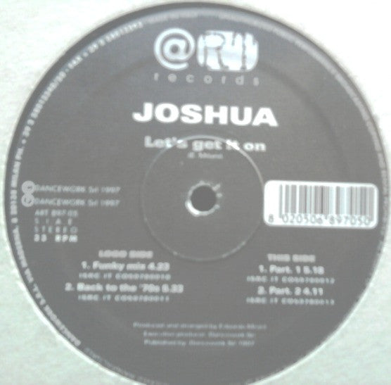 Joshua (23) : Let's Get It On (12")