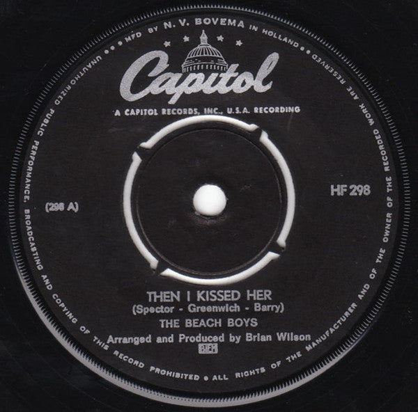 The Beach Boys : Then I Kissed Her / Mountain Of Love (7", Single)