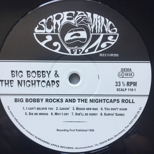 Big Bobby And The Nightcaps : Big Bobby Rocks & His Nightcaps Roll (LP, Album)