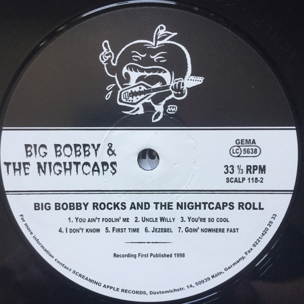 Big Bobby And The Nightcaps : Big Bobby Rocks & His Nightcaps Roll (LP, Album)