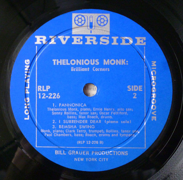 Thelonious Monk : Brilliant Corners (LP, Album, Mono, RP)