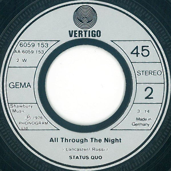 Status Quo : Wild Side Of Life (7", Single)