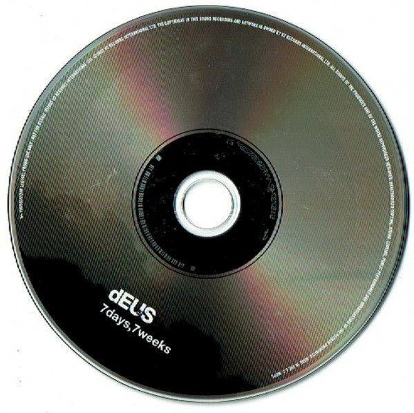 dEUS : 7 Days, 7 Weeks (CD, Single, Promo)