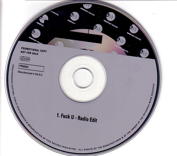 Archive : Fuck U (CD, Single, Promo)
