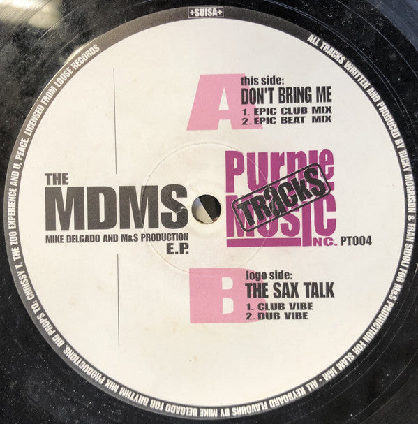MDMS : The MDMS E.P. (12", EP)