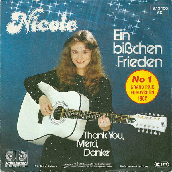 Nicole (2) : Ein Bißchen Frieden (7", Single, RE)