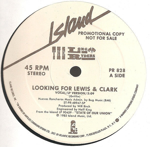 The Long Ryders : Looking For Lewis & Clark / Lights Of Downtown (12", Single, Promo)