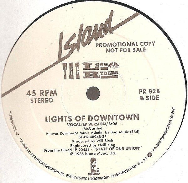The Long Ryders : Looking For Lewis & Clark / Lights Of Downtown (12", Single, Promo)