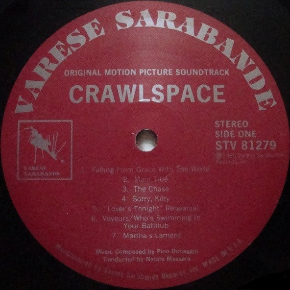 Pino Donaggio : Crawlspace (Original Motion Picture Soundtrack) (LP)