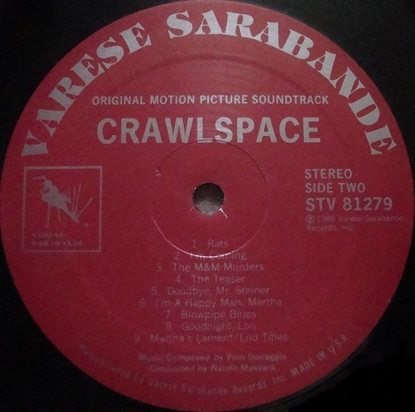 Pino Donaggio : Crawlspace (Original Motion Picture Soundtrack) (LP)