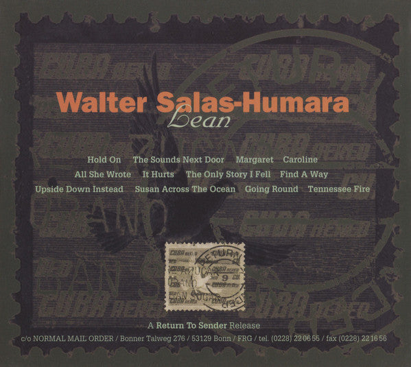Walter Salas-Humara : Lean (CD, Album, Ltd)