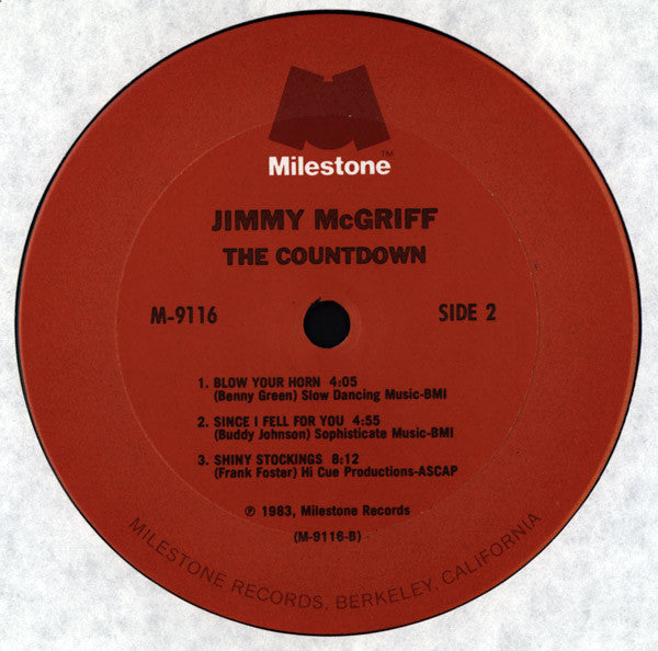 Jimmy McGriff : Countdown (LP, Album)