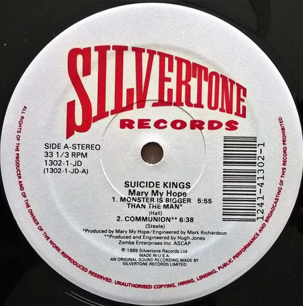Mary My Hope : Suicide Kings (12", EP)
