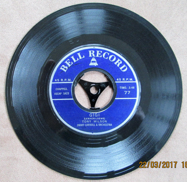 Tony Wilson (18) : Arrivederci Roma / Gigi (7")