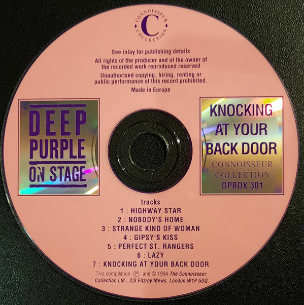 Deep Purple : Deep Purple On Stage - Highway Star (CD, Comp)