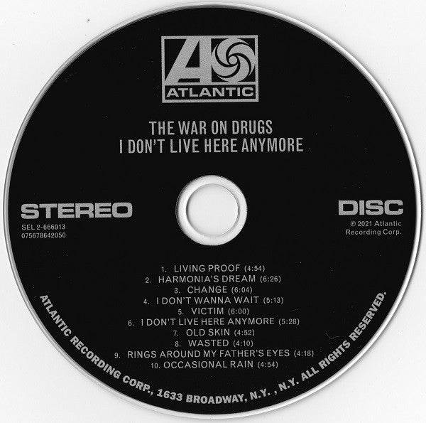 The War On Drugs : I Don't Live Here Anymore (CD, Album)