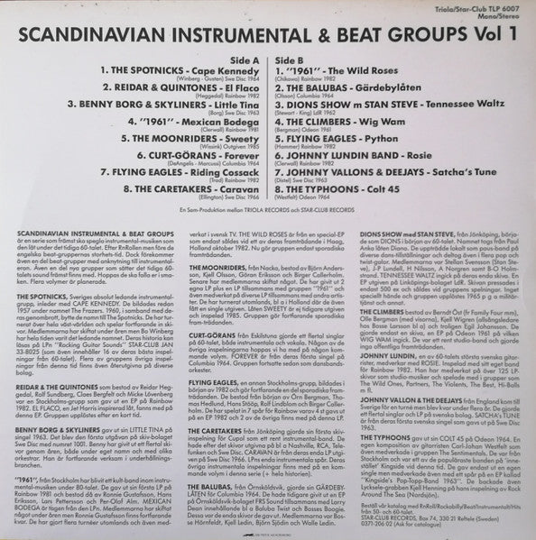 Various : Scandinavian Instrumental & Beat Groups Vol 1 (LP, Comp, Mono)