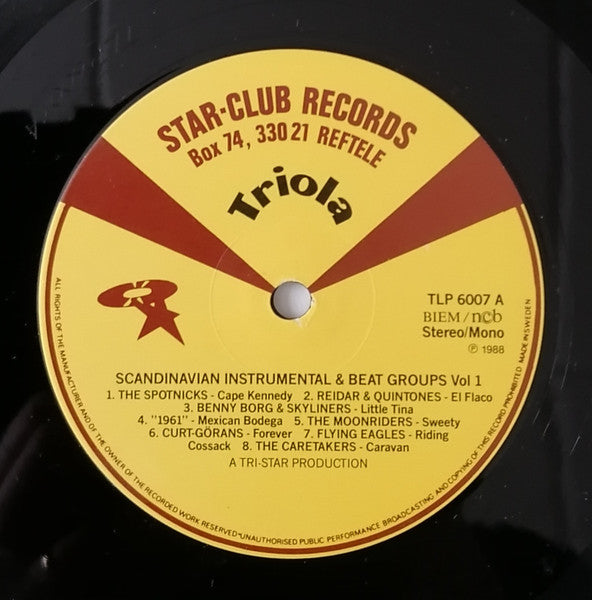 Various : Scandinavian Instrumental & Beat Groups Vol 1 (LP, Comp, Mono)