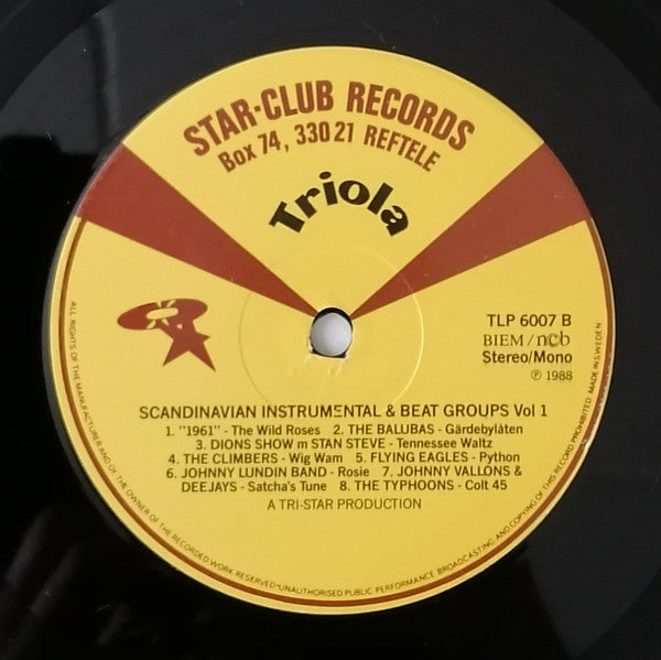 Various : Scandinavian Instrumental & Beat Groups Vol 1 (LP, Comp, Mono)