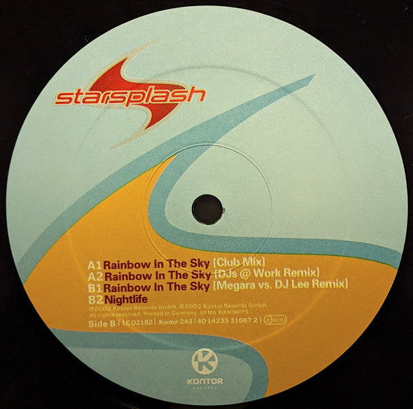 Starsplash : Rainbow In The Sky (12")