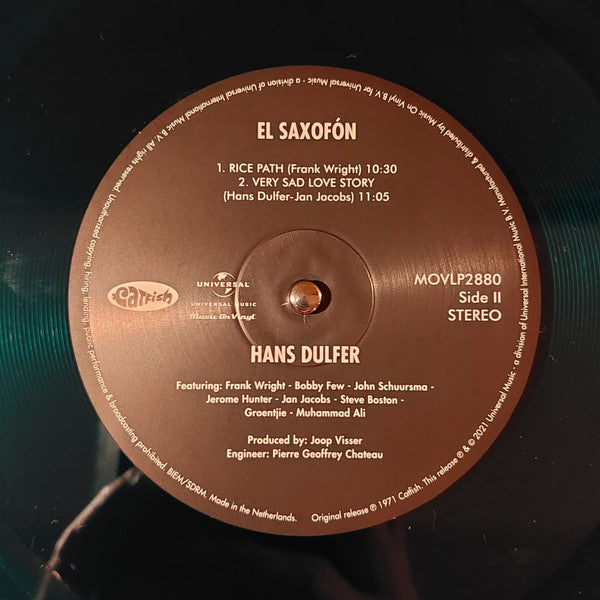 Hans Dulfer : El Saxofón (LP, Album, Ltd, Num, RE, Col)