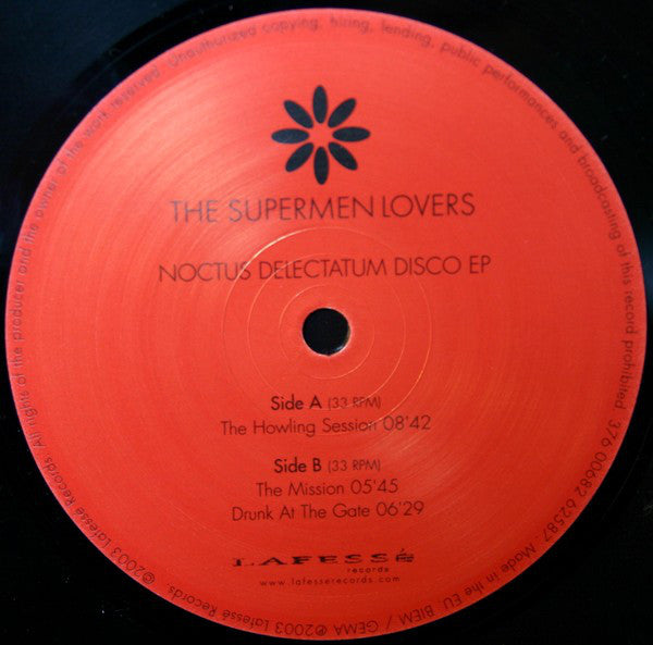 The Supermen Lovers : Noctus Delectatum Disco EP (12", EP)