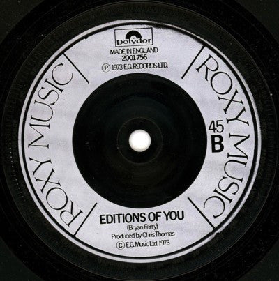 Roxy Music : Do The Strand (7", Single)