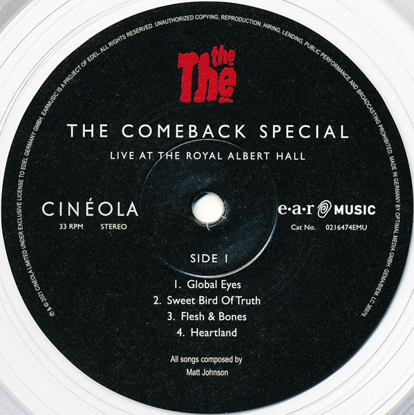 The The : The Comeback Special (Live At The Royal Albert Hall) (3xLP, Album, Ltd, Cle)