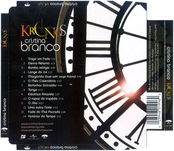 Cristina Branco : Kronos (CD, Album)
