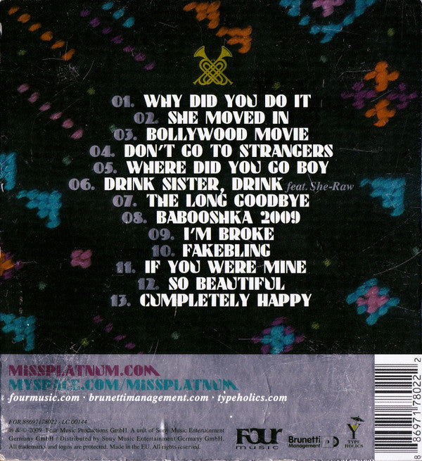 Platnum : The Sweetest Hangover (CD, Album)