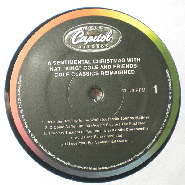 Nat King Cole : A Sentimental Christmas (With Nat "King" Cole And Friends: Cole Classics Reimagined) (LP)