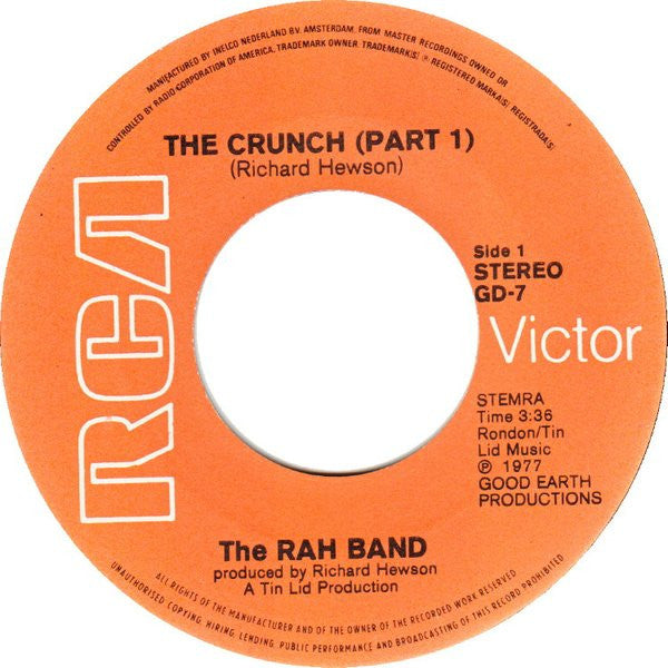 RAH Band : The Crunch (7")