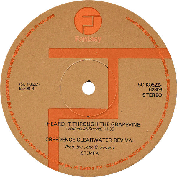 Creedence Clearwater Revival : Suzie Q / I Heard It Through The Grapevine - Long Versions (12", Maxi)