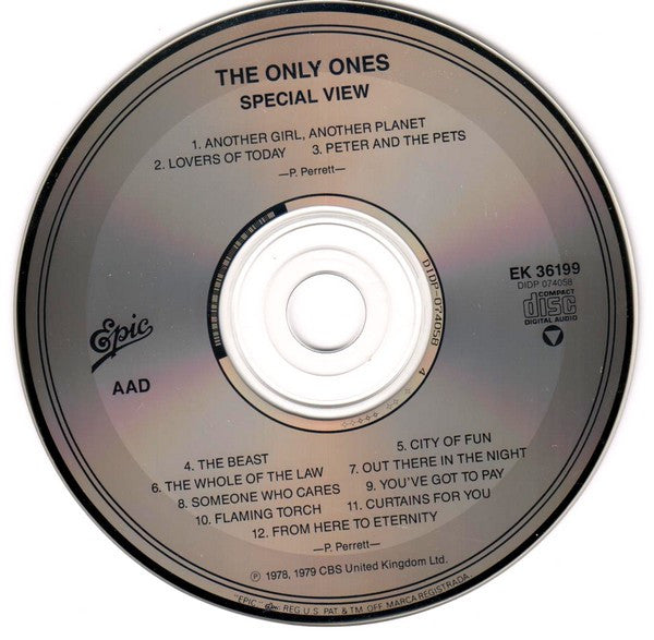 The Only Ones : Special View (CD, Comp, RE)