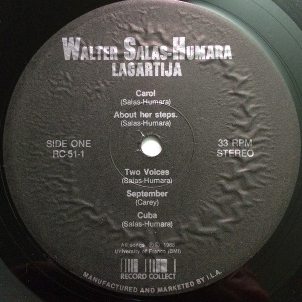 Walter Salas-Humara : Lagartija (LP, Album)