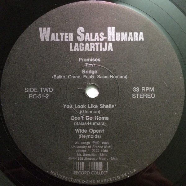 Walter Salas-Humara : Lagartija (LP, Album)