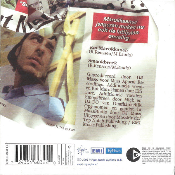 Raymzter : Kut Marokkanen (CD, Single, Copy Prot.)