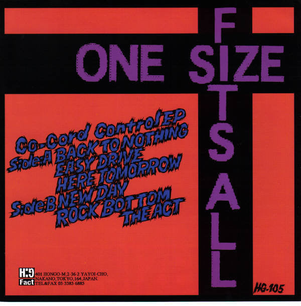 One Size Fits All : Co-Cord Control (7", EP)