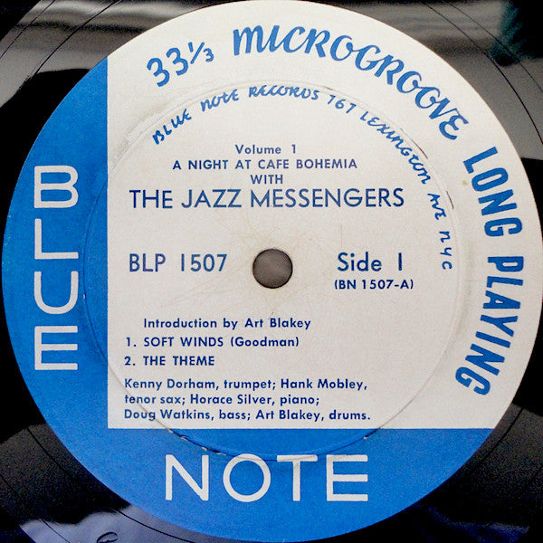 Art Blakey & The Jazz Messengers : At The Cafe Bohemia Volume 1 (LP, Album, Mono)