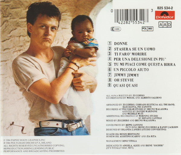 Zucchero & The Randy Jackson Band : Zucchero & The Randy Jackson Band (CD, Album)