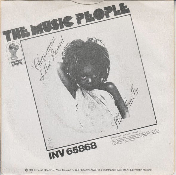 Chairmen Of The Board : Let's Have Some Fun (7", Single)