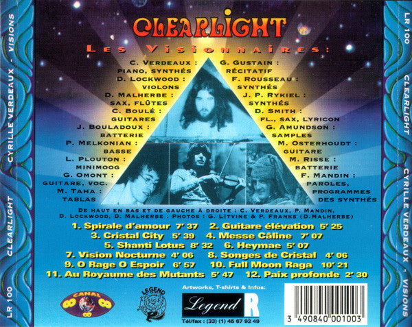 Clearlight, Cyrille Verdeaux : Visions (CD, Album, RE)