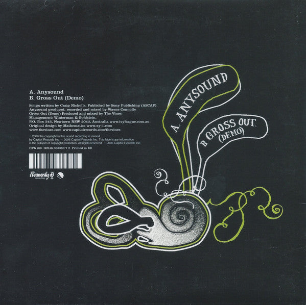 The Vines : Anysound (7", Single, Ltd, 1 o)