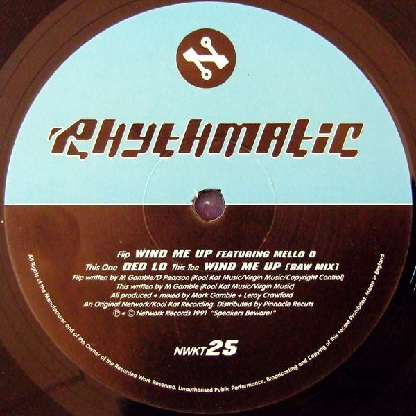 Rhythmatic : Wind Me Up / Ded Lo (12")
