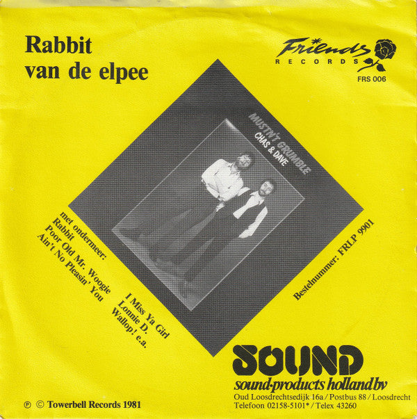 Chas And Dave : Rabbit (7", Single)