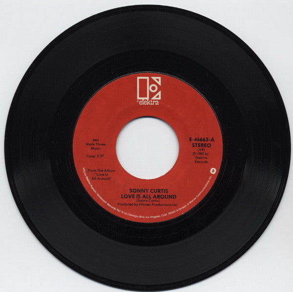 Sonny Curtis : Love Is All Around (7", Single)