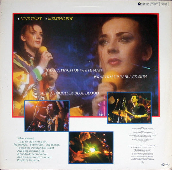 Culture Club : It's A Miracle / Miss Me Blind (12")